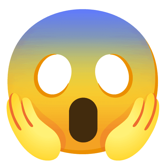 Combined Emoji - 1f499-1f631