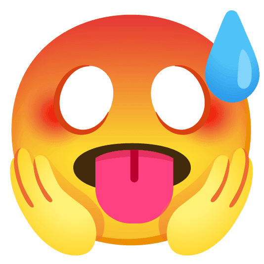 Combined Emoji - 1f631-1f975