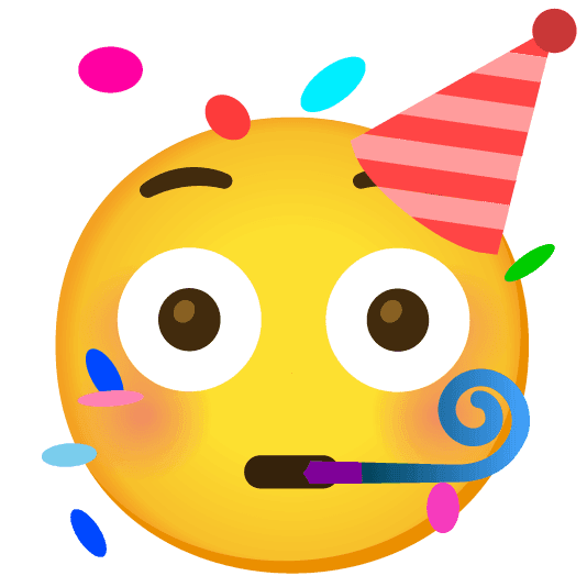 Combined Emoji - 1f633-1f973