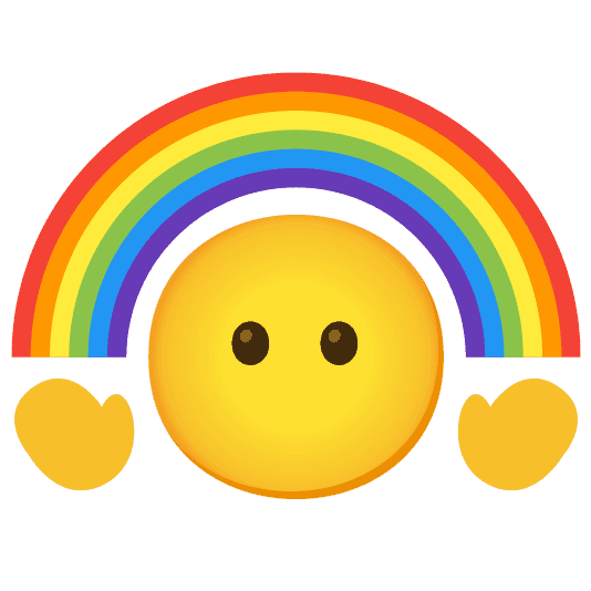 Combined Emoji - 1f308-1f636