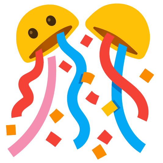 Combined Emoji - 1f38a-1f636