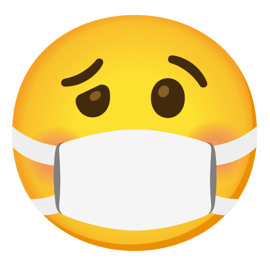 Combined Emoji - 1f637-1f974