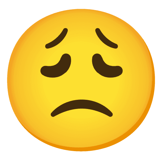 Combined Emoji - 1f629-1f641