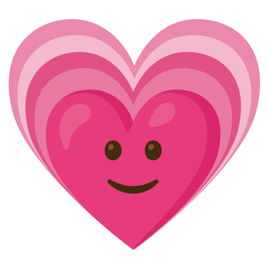 Combined Emoji - 1f497-1f642