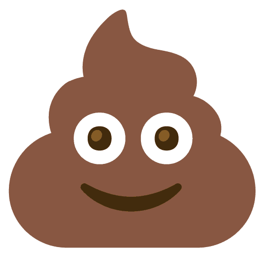 Combined Emoji - 1f4a9-1f642