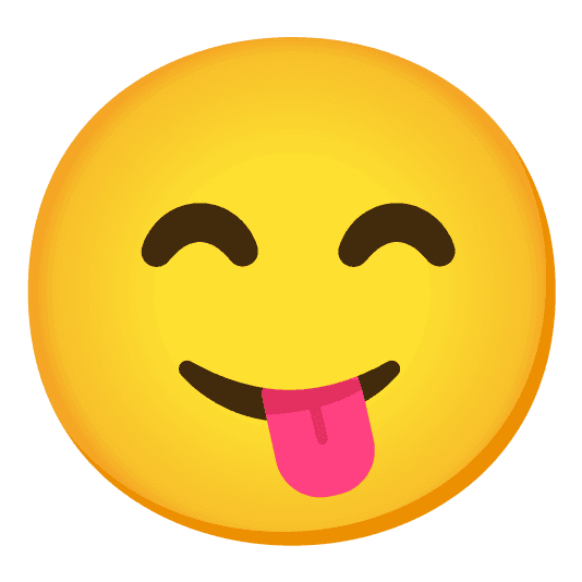 Combined Emoji - 1f60b-1f642