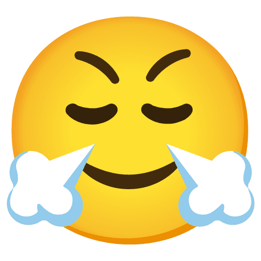 Combined Emoji - 1f624-1f642