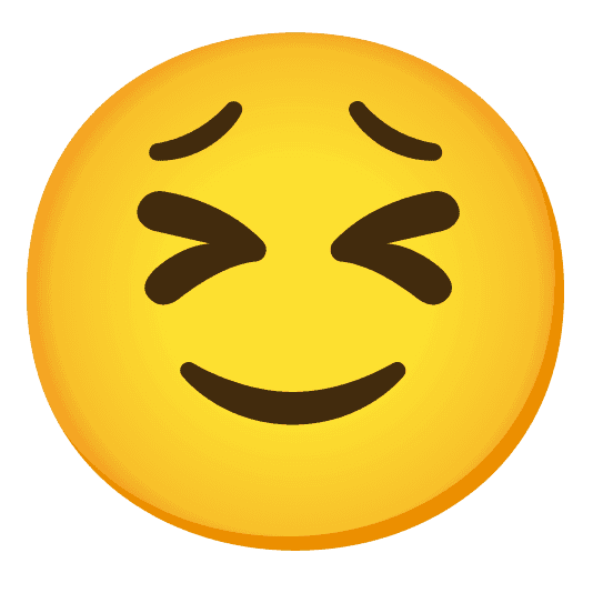 Combined Emoji - 1f62b-1f642