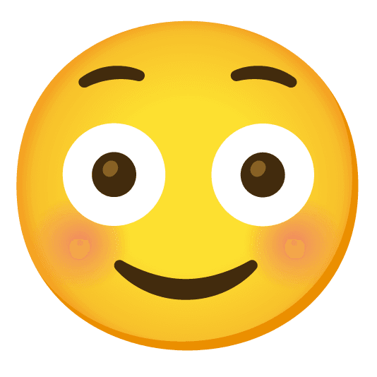 Combined Emoji - 1f633-1f642