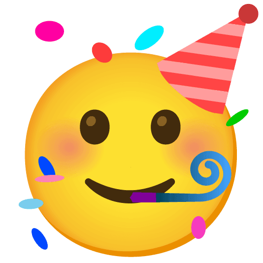 Combined Emoji - 1f642-1f973