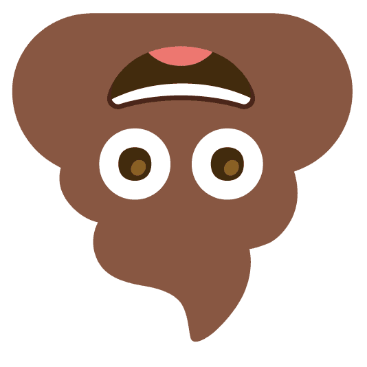 Combined Emoji - 1f4a9-1f643