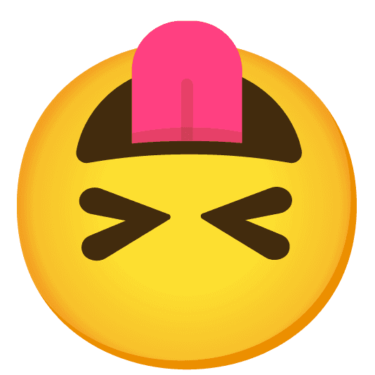 Combined Emoji - 1f61d-1f643