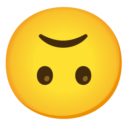 Combined Emoji - 1f641-1f643