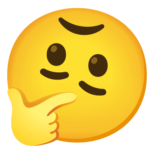 Combined Emoji - 1f643-1f914