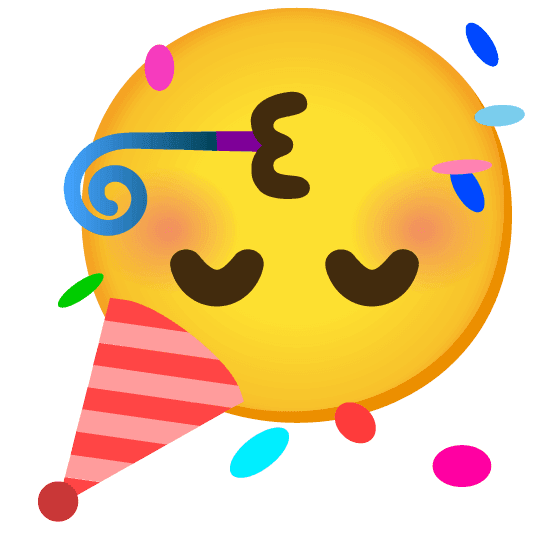 Combined Emoji - 1f643-1f973