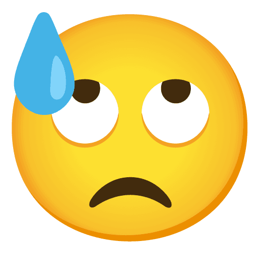 Combined Emoji - 1f613-1f644