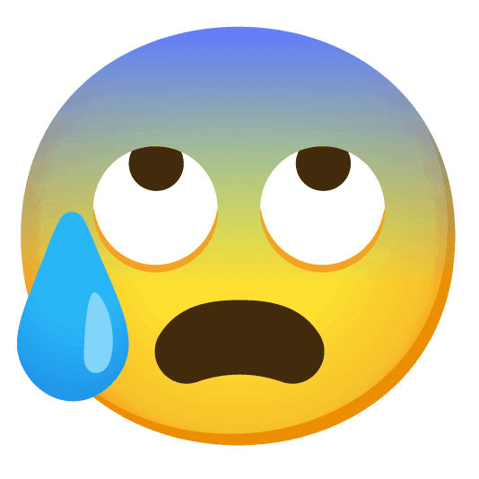 Combined Emoji - 1f630-1f644