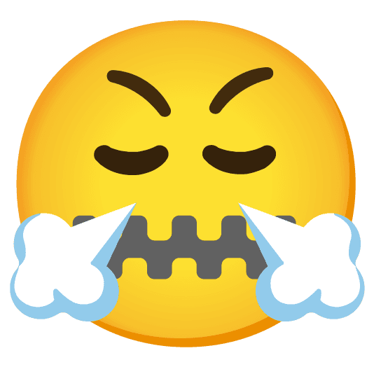 Combined Emoji - 1f624-1f910