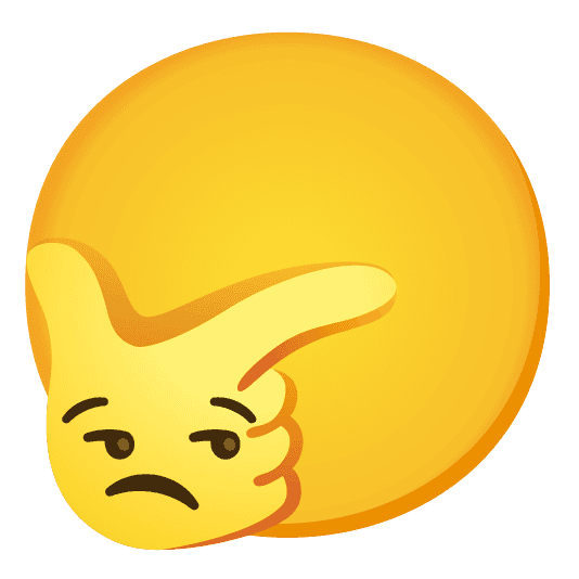 Combined Emoji - 1f612-1f914