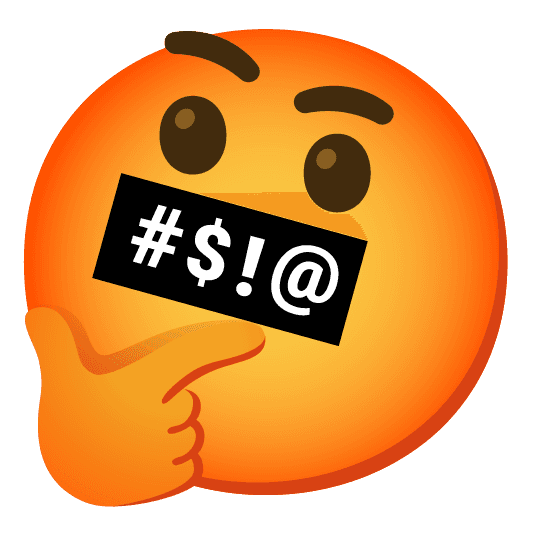 Combined Emoji - 1f914-1f92c