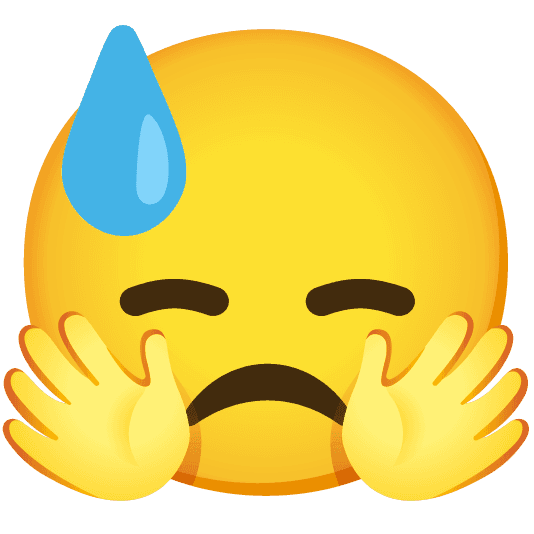 Combined Emoji - 1f613-1f917