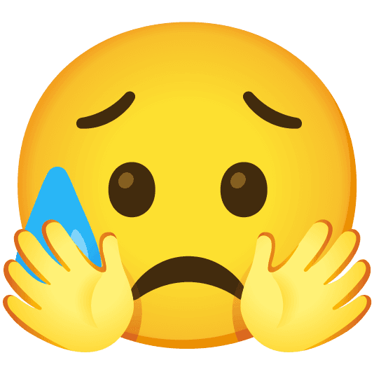 Combined Emoji - 1f625-1f917