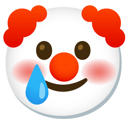 Combined Emoji - 1f921-1f972