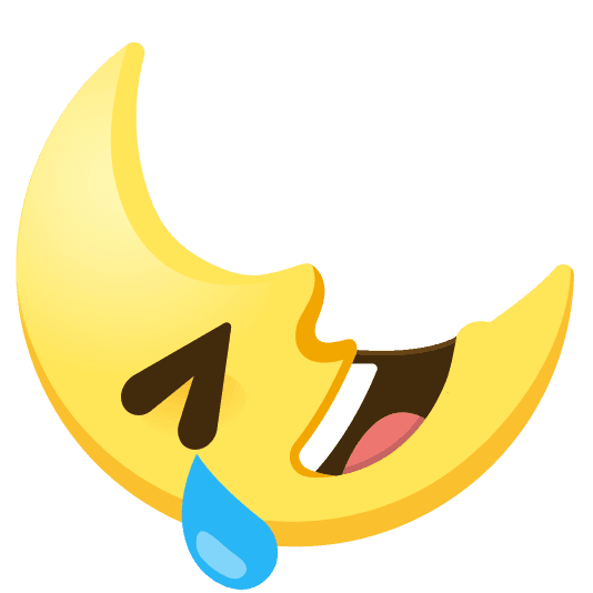 Combined Emoji - 1f31c-1f923