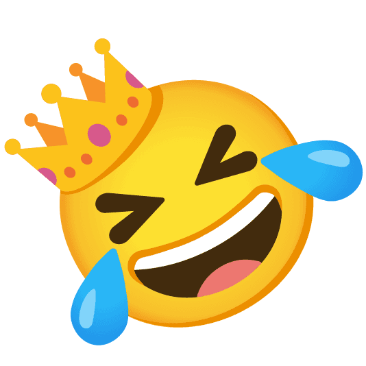 Combined Emoji - 1f451-1f923