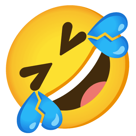 Combined Emoji - 1f494-1f923