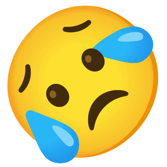 Combined Emoji - 1f625-1f923