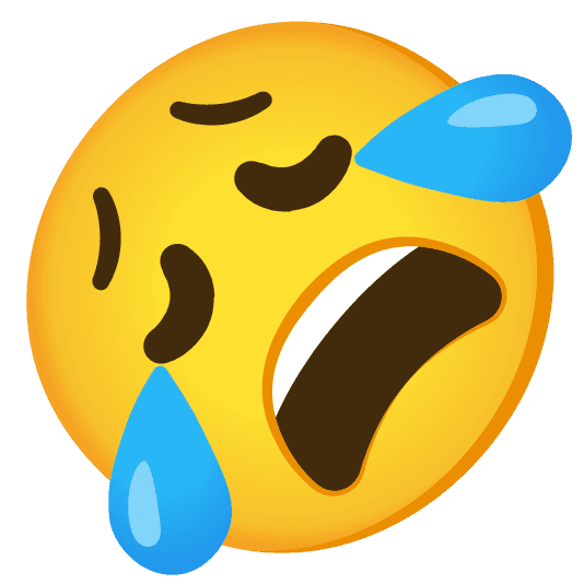 Combined Emoji - 1f629-1f923