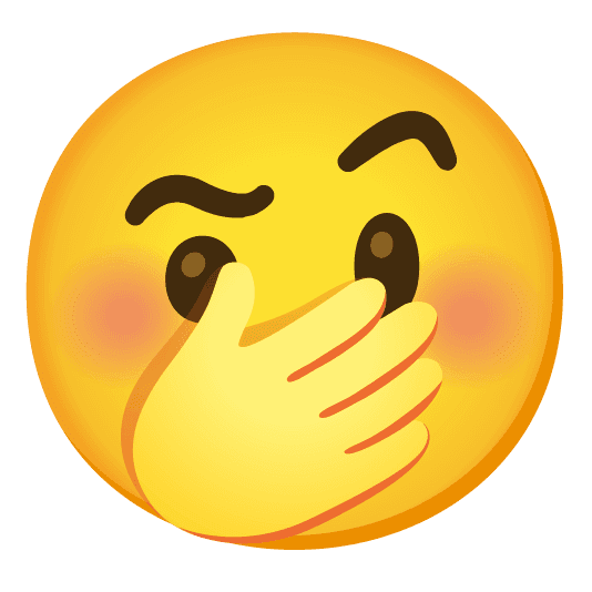 Combined Emoji - 1f928-1f92d