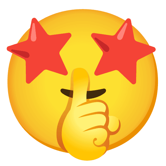 Combined Emoji - 1f929-1f92b