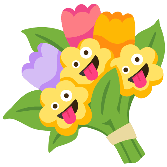 Combined Emoji - 1f490-1f92a