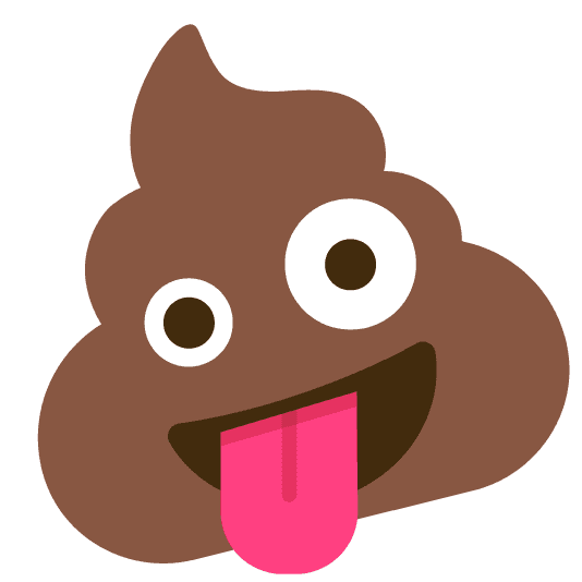 Combined Emoji - 1f4a9-1f92a