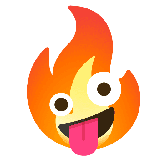 Combined Emoji - 1f525-1f92a