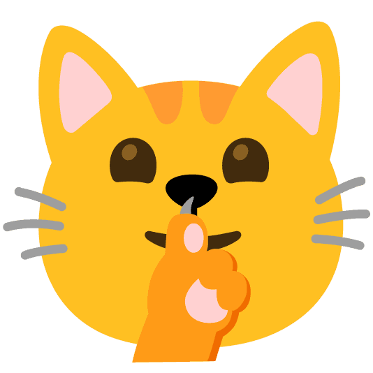 Combined Emoji - 1f431-1f92b