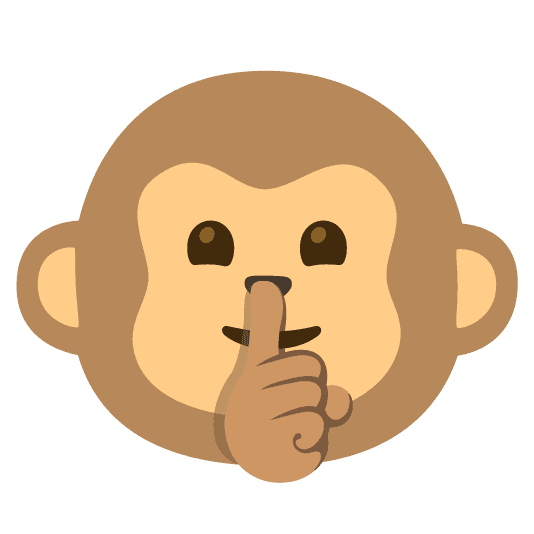 Combined Emoji - 1f435-1f92b