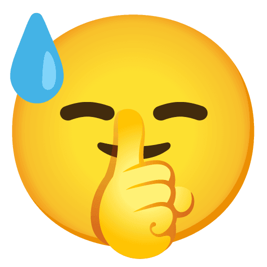 Combined Emoji - 1f613-1f92b