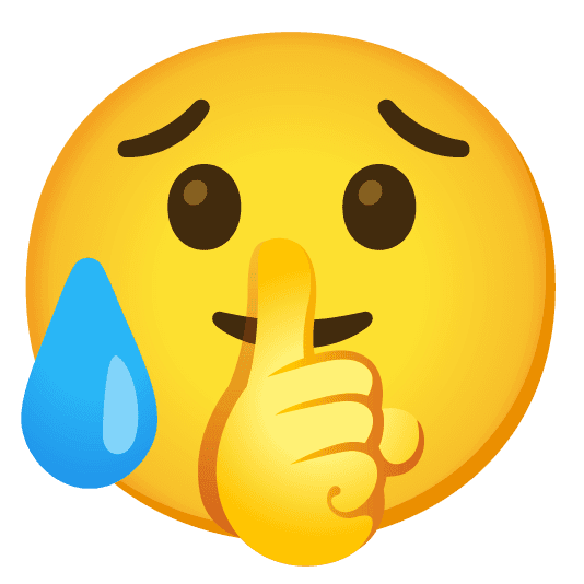 Combined Emoji - 1f625-1f92b