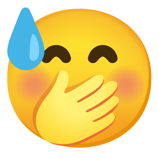 Combined Emoji - 1f613-1f92d