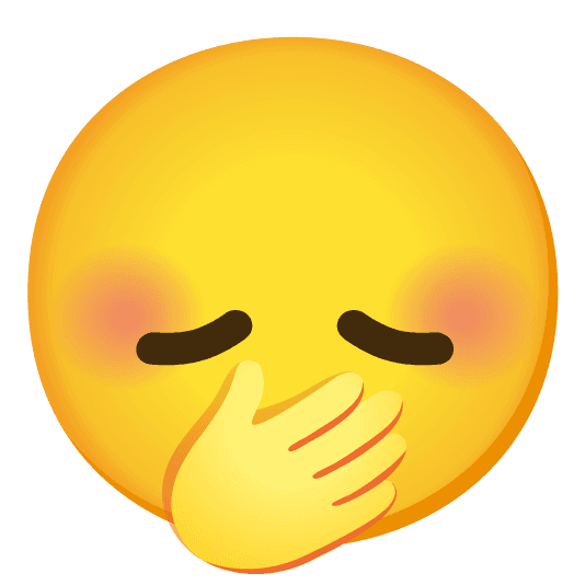 Combined Emoji - 1f61e-1f92d