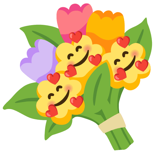 Combined Emoji - 1f490-1f970