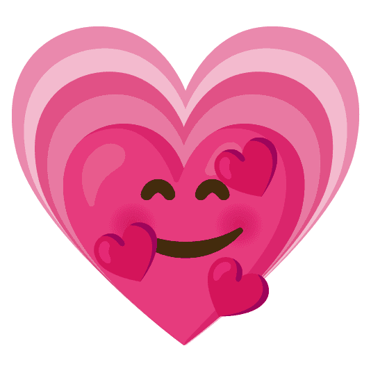 Combined Emoji - 1f497-1f970