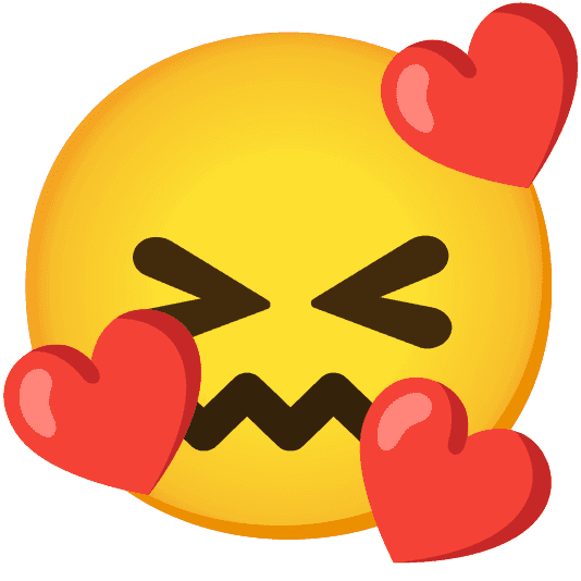 Combined Emoji - 1f616-1f970