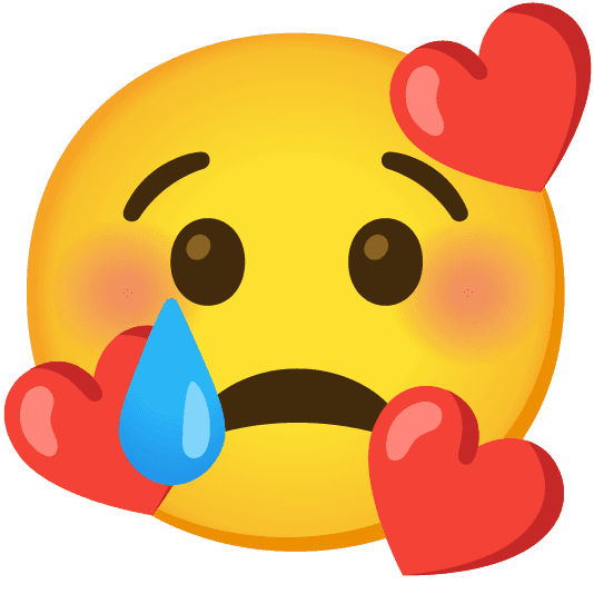 Combined Emoji - 1f622-1f970