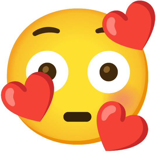 Combined Emoji - 1f633-1f970