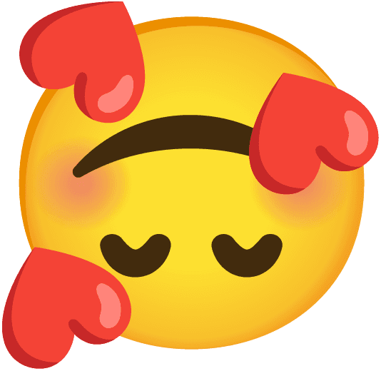 Combined Emoji - 1f643-1f970