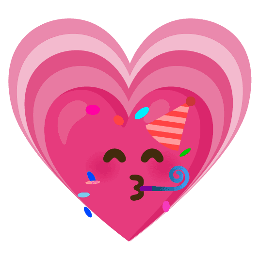 Combined Emoji - 1f497-1f973